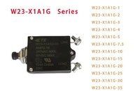 1 polo 7.5A panel montaje interruptor térmico con accionador de empuje y tira W23-X1A1G-7.5
