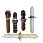 Aisladores de alta tensión de porcelana de tubo redondo 72-100kv Aislador cerámico de alta tensión