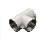 Tubo interno femenino de la válvula del acero inoxidable DN6-DN100 de las instalaciones de tuberías de la camiseta del hilo