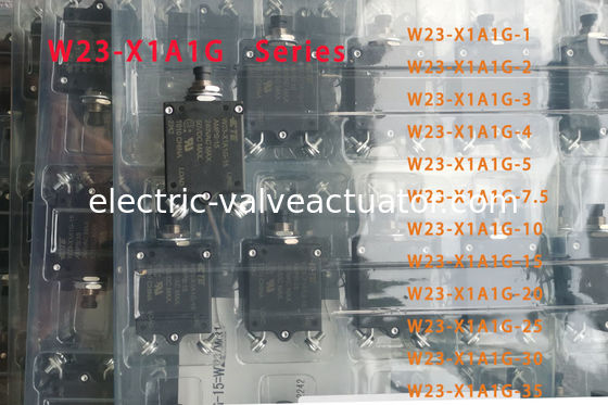 Un buen precio. W23-X1A1G-20 Disyuntor térmico 1P 250V 20A Actuador de empuje y tracción en línea