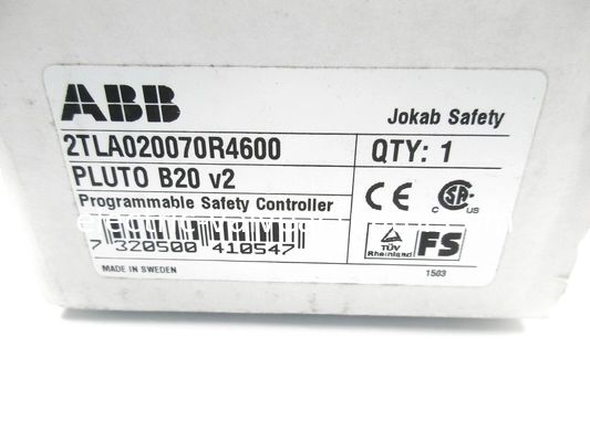 Un buen precio. ABB 2TLA020070R4600 Programmable Safety Controller StatusBus 24 V DC Failsafe 16 1.5A en línea