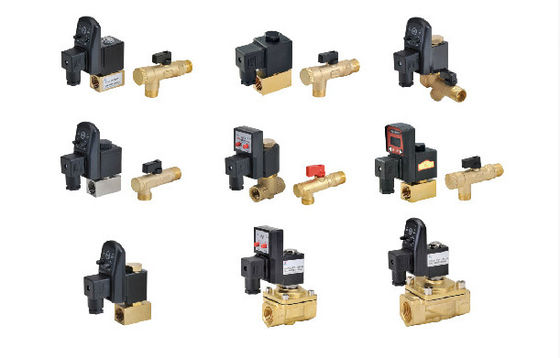 Un buen precio. Válvula de desagüe electrónica de cobre amarillo recta del RPT 15m m RPT-10K-25 en línea