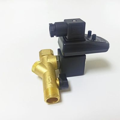 Un buen precio. Dirección automática de cobre amarillo RPT-40-04 de la válvula de desagüe del compresor sola en línea