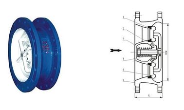 Un buen precio. Diámetro 300 - 1200m m del cuerpo de la válvula de cheque del silencio del API 598 SCVX GG25 para la bomba de colector de aceite en línea