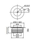 Control de fase de cerámica del tiristor del aislador para el control de motor de DC