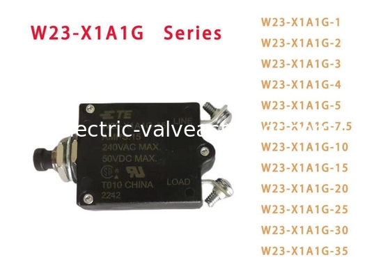 Un buen precio. 1 polo 7.5A panel montaje interruptor térmico con accionador de empuje y tira W23-X1A1G-7.5 en línea
