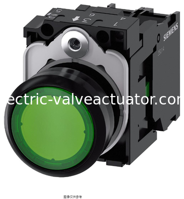 Un buen precio. Siemens 3SU Noso plano botón redondo Verde 3SU1102-0AB40-1BA0 -25°C Temperatura mínima de funcionamiento con luz LED en línea