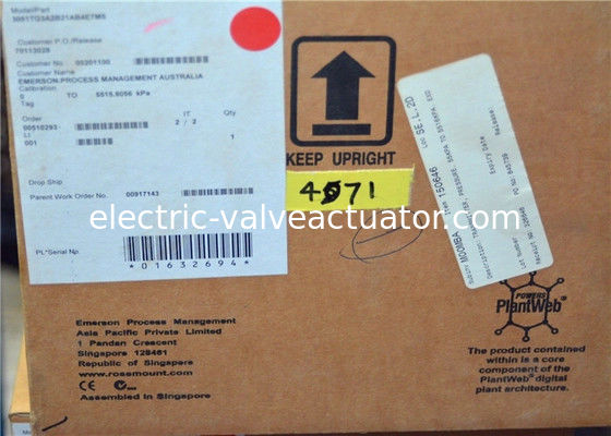 Un buen precio. Transmisor de presión en línea Rosemount 3051TG 3051TG3A2C21AB4M5K5 -14.7 a 800PSI en línea