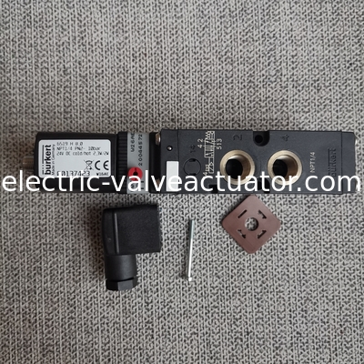 Un buen precio. Válvula neumática de solenoide de la serie Burkert 6519 con accionamiento piloto 137423 en línea