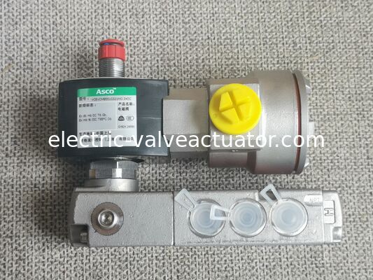 Un buen precio. Válvula de solenoide a prueba de explosión ASCO 24VDC con 1/4 NPT para control de aire y gas en línea