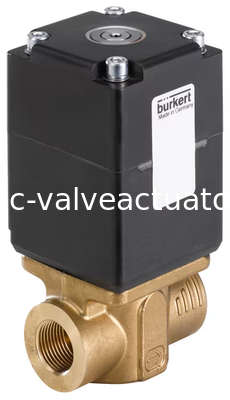 Un buen precio. Válvula solenoide proporcional de acción directa tipo 2875 de Bürkert para control dinámico de flujo en línea