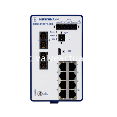 Un buen precio. Hirschmann BRS20-8TX/2FX-EEC Interruptor Ethernet Industrial Administrado 8TX + 2FX Fibra en línea
