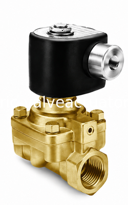 Un buen precio. Parker 7321GBN99N00N0C111C1 válvula de alta presión de 2 pulgadas - Solenoide de latón normalmente cerrado en línea