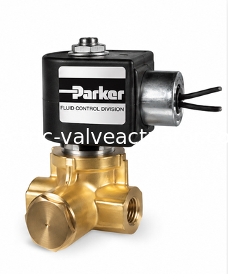 Un buen precio. Válvula de solenoide de 2 vías normalmente abierta de Parker 1/4