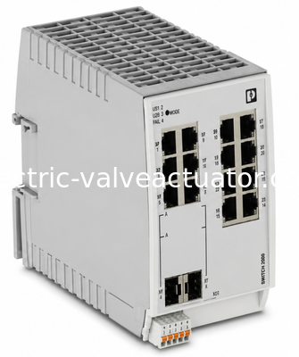 Un buen precio. Phoenix Contact FL SWITCH 2214-2SFX 1006188 Industrial Ethernet Switch. 14 puertos con 2 puertos de fibra SFP en línea