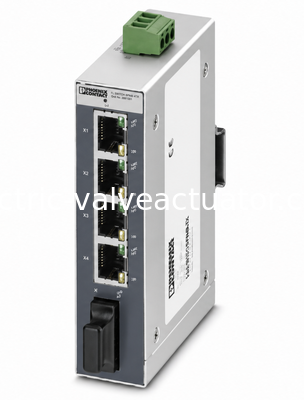 Un buen precio. En el caso de las redes de automatización, el número de interruptor industrial de cobre y fibra híbrido SFNB 4TX/FX 2891027 es el número de interruptor industrial de cobre y fibra para redes de automatización. en línea