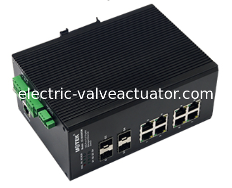 Un buen precio. UOTEK UT-66408GM 8GE+4G Interruptor de Ethernet Industrial Gigabit Administrado completo Interruptor de gestión de red L2 en línea