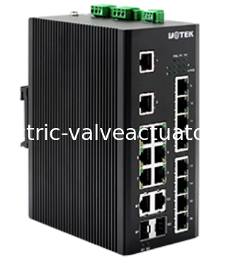 Un buen precio. UOTEK UT-6218-2GSFP-POE Conmutador PoE Gigabit 16+2G | Conmutador Ethernet industrial de enlace ascendente de fibra en línea