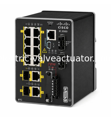 Un buen precio. Cisco IE-2000-8TC-B Industrial Managed Switch 10 puertos 8x 10/100 Ethernet rápido + 2x puertos de enlace ascendente Serie IE2000 en línea