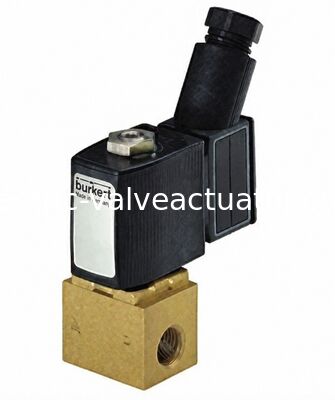 Un buen precio. Válvula solenoide de acción directa compacta Burkert tipo 6011 de 3/2 vías para sistemas neumáticos en línea