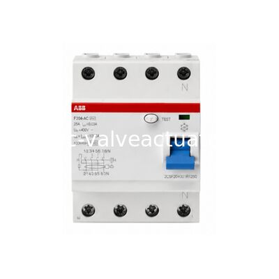 Un buen precio. ABB 2CSF204401R1950 F204 A-125/0.03 AP-R Interruptor automático de corriente residual 125A 4 polos en línea