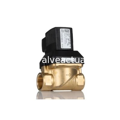 Un buen precio. Las válvulas de solenoide de la serie 078725 y 0290 de Bürkert, con una presión nominal de 16 bar en línea