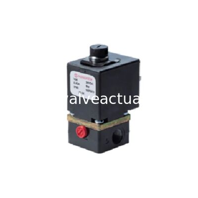 Un buen precio. Válvula solenoide neumática Norgren V04A486L-B623A de 3/2 vías – 24V CC en línea