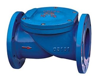 Un buen precio. Válvula de cheque de goma del disco del reborde del arrabio de H44X (SFCV) para la bomba, líquido corrosivo débil en línea
